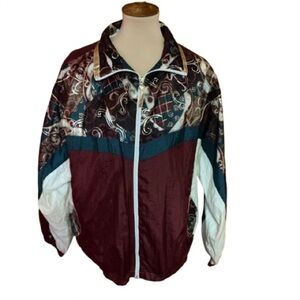 Vtg 90s blinged out windbreaker